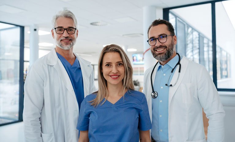 Team of dental professionals